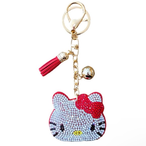 Boutique Accessories - Hello Kitty Rhinestone Purse Charm/key chain NWT